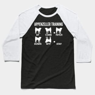 Appenzeller Sennenhund Training Appenzeller Mountain Dog Tricks Baseball T-Shirt